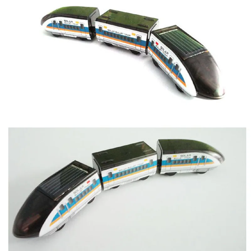 

Creative Solar High Speed Train Model DIY Handmade Educational Science Students Equipments Self-assembled Toys for Children Gift