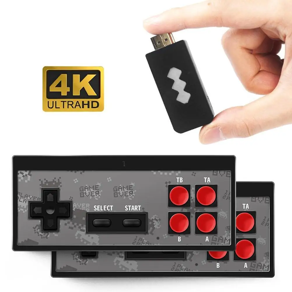  2019 nueva consola de videojuegos Retro 8 bits integrada en 600 juegos clásicos Mini consola inalám