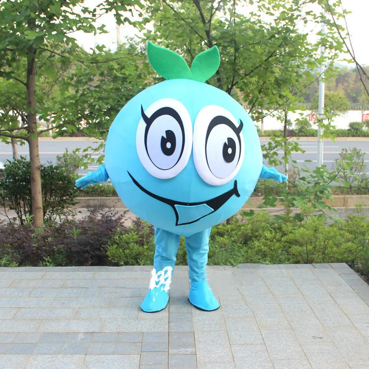 

New Revised Version Sweety Fruit Blueberry Halloween Cosplay Adult Mascot Costume Foam Costumes Cartoon Mascotte Costumes Adult