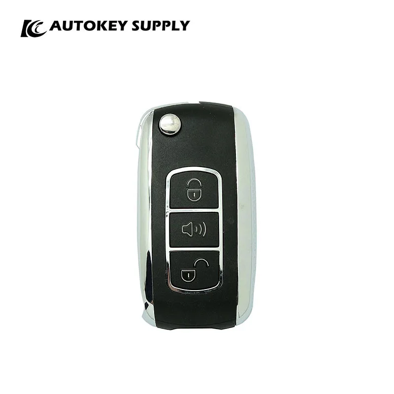 New Style 3 Button Flip Key Shell Speaker Button Water Proof  Autokeysupply AKBEF105