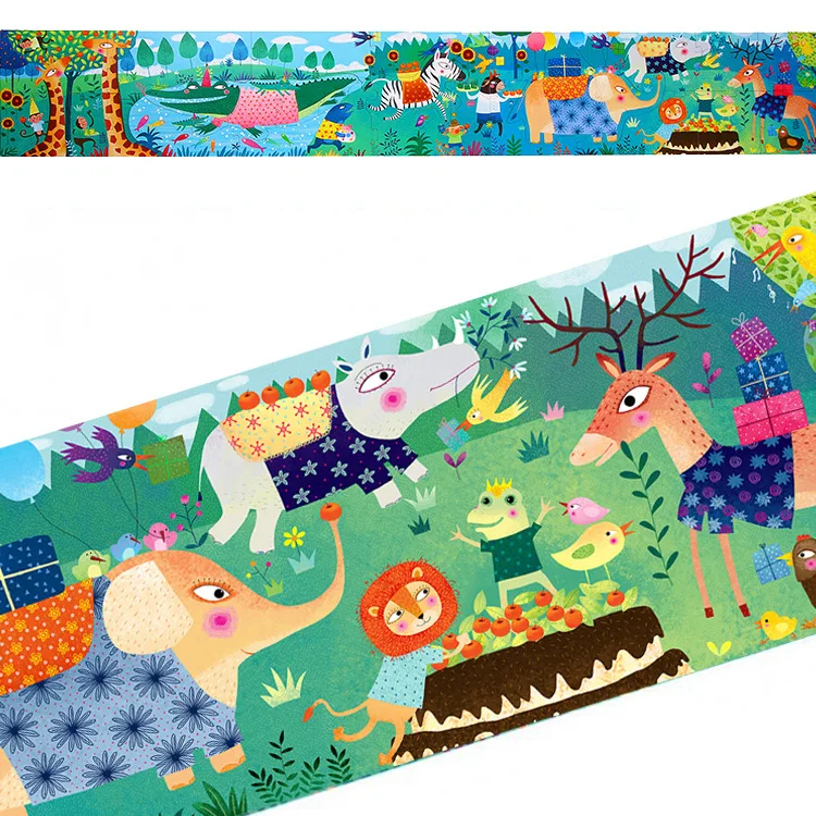 

MiDeer Genuine Product Huge Floor Jigsaw Puzzle Oceans Jungle Animal Jigsaw Puzzle Special Shape Scene Wooden Puzzle Ty-12