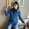 New Casual Denim Long Sleeve Shirts Women Winter Warm Velvet Thicken Tops Femme Loose Plus Size Blouse Long Outwear Jeans Coats 6