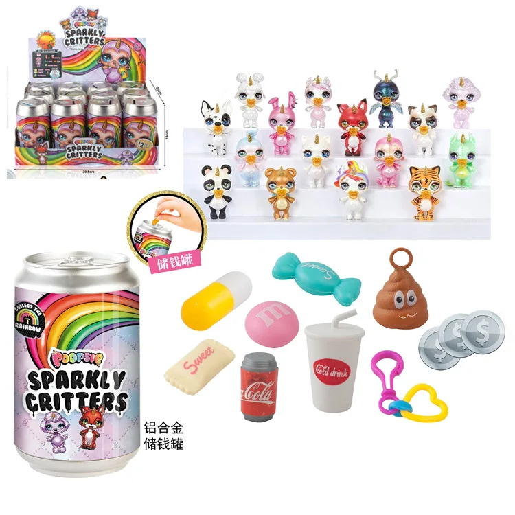 

29 Delivery New Style Unicorn Cans Toy Money Box Unicorn Set Blind Box Toy