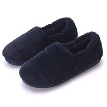 Однотонные мужские теплые плюшевые тапочки; Домашние Нескользящие мужские тапочки на плоской подошве; повседневные мужские кроссовки; теплые пушистые тапочки; chaussure