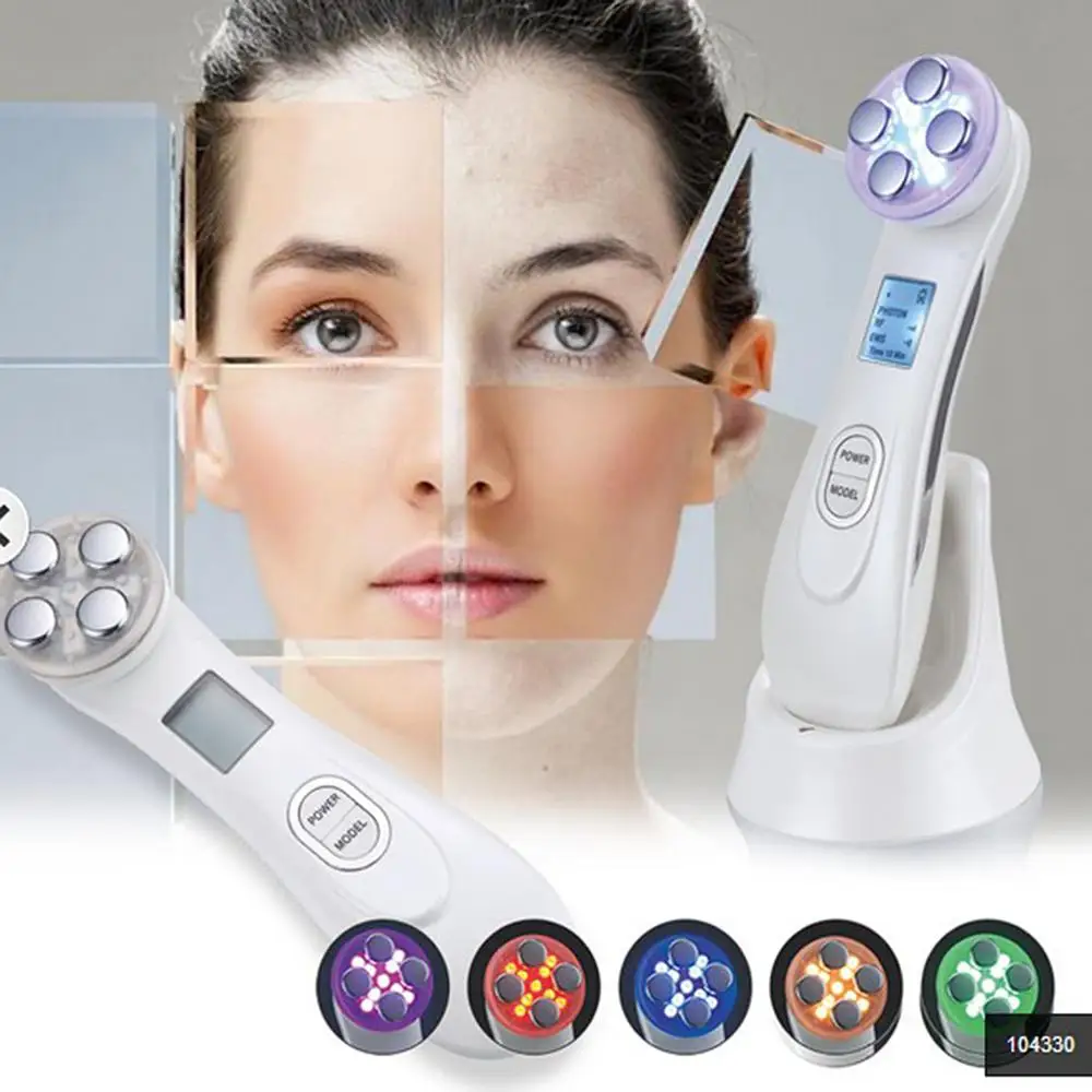 Multifunctional RF Radio Frequency Facial Machine EMS Skin Care Device for Anti-Aging Face Lifting Tighten Wrinkle Removal