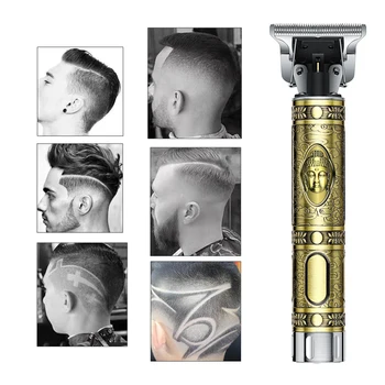 

USB Rechargeable T9 Baldheaded Hair Clipper Electric Hair Trimmer Cordless Shaver Trimmer 0mm Men Barber Hair Cutting Machine