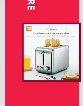 Xiaomi Deerma хлебопечка машина электрический тостер бытовой автоматический для завтрака тост Бутербродница разогрева кухня гриль печь