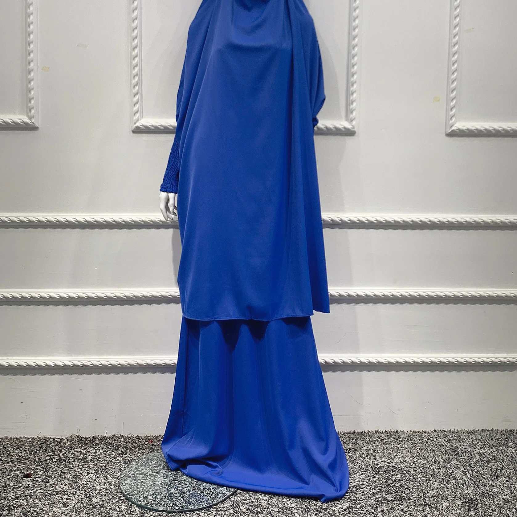Ramadan Eid Prayer Garment Muslim Dress Hooded Abaya Jilbab Hijab Long Khimar Abayas for Women Dubai Islam Niqab Djellaba Burka