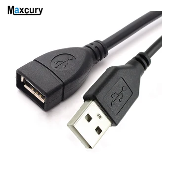 USB Extension Cable USB 2.0 Cable 1.5m 0.6m  Super Speed Data Sync Extender Cord Wire for Smart-TV PS4 Xbox One SSD Keyboard 1