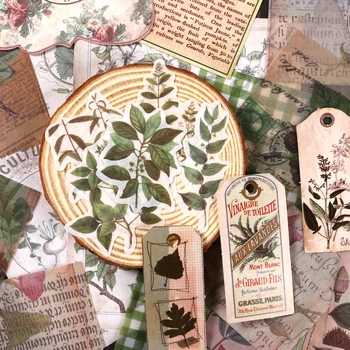 

7kinds vintage material junk journal DIY scrapbooking primer background stickers and paper sulfuric acid paper tag mix