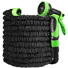 Садовая телескопическая труба Бытовая Волшебная 3 раза выдвижной волшебный шланг десять особенности высокого давления автомобиля пистолет для очистки воды пакет