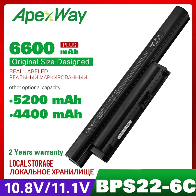 11 1 В BPS22A VGP-BPS22 Аккумулятор для ноутбука Sony BPS22 VGP-BPS22A VAIO VPC-EB12FX VPC-EB1J VPC-EA1 VPC-EA1S |