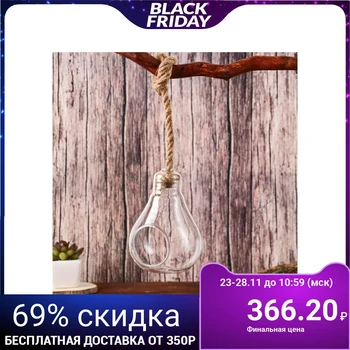 

Florarium "lamp" Dia. screwdriver. 5 cm 9*9*13 cm (with rope) 4642778