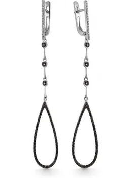 

Master brilliant earrings with 132 white gold diamonds