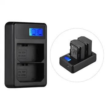 

LCD Display USB Input Dual Channel Charger Li-ion Camera Battery Charger for Sony NP-FZ100 Battery for Sony a9 a7RIII a7III