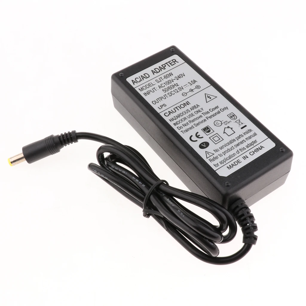LED Fill Light AC Power Supply Adapter 12V For Studio Lighting Accessory Kit