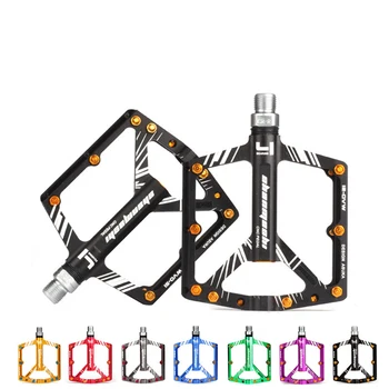 

Aluminum Alloy Bike Pedals Anti-rust Bicycle Bearing Pedals mtb Mountain Rode Bike Platform Pedals for 9/16-Inch Bikes