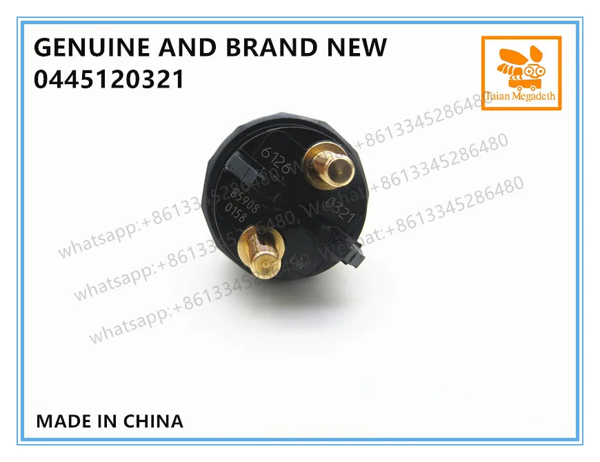 Подлинная и абсолютно новая дизельная Топливная форсунка COMMON RAIL 0445120321, 200V10100-6126, 0445120445