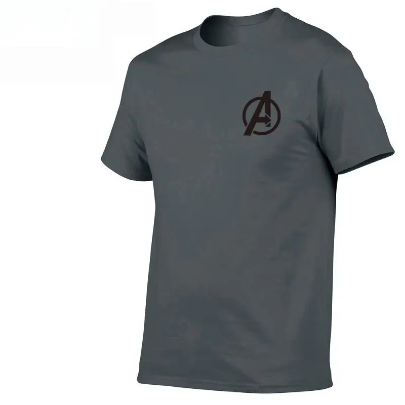 Новая футболка Marvel The Avengers 4 Летняя мода размер плюс мужской футболки Camiseta с коротким рукавом с принтом повседневные мужские футболки с круглым вырезом