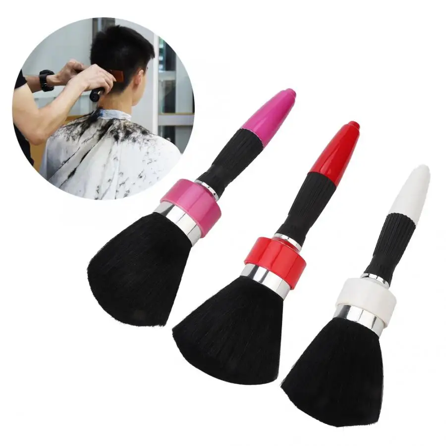1pcs Comb Neck Duster Soft Hair Brush Hairdressing Cutting Hair Styling Dust Cleaning Brush Professional Hair Accessories