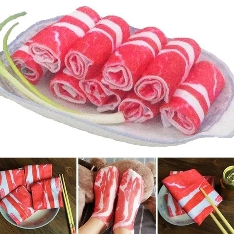 

2022 модные носки 1 пара индивидуальные мужские и женские модные Носки с рисунком свинины прозрачные носки для женщин