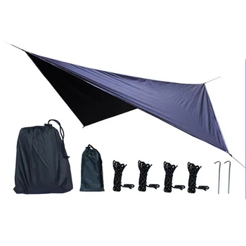 

2 Person Outdoor Camping Travel Backyard Easy Install Waterproof Lightweight Portable Hammock Nylon Tent Survival Beach Anti UV