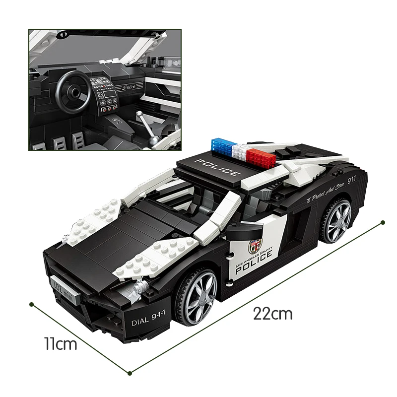 LOZ Technic Мини Строительные блоки автомобиль Assemable Развивающие игрушки для детей Жук Creatored полицейский грузовик автомобиль Кирпичи Игрушки