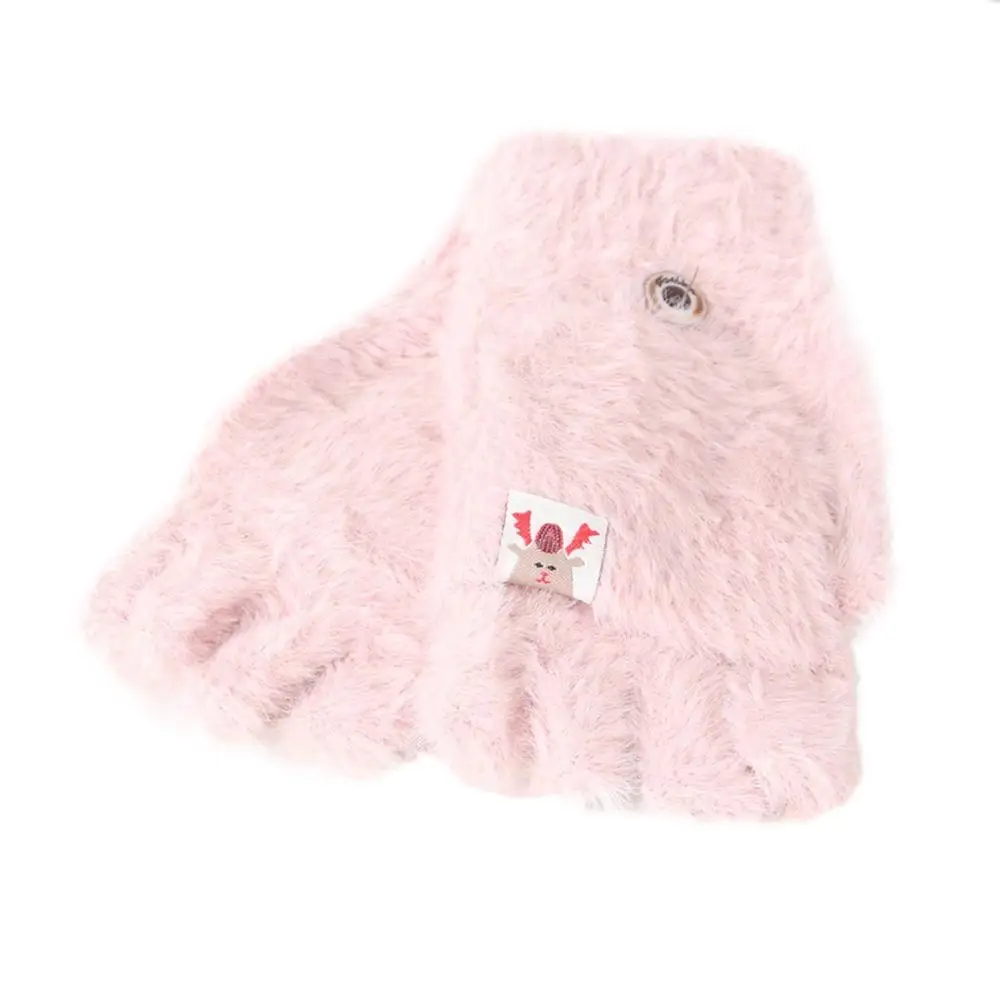 Pink Зимние перчатки для малышей, новые детские перчатки для маленьких девочек, перчатки для мальчиков, Детские Зимние теплые толстые перчатки, магические перчатки, collant enfant fille 4HJ - Color: Pink