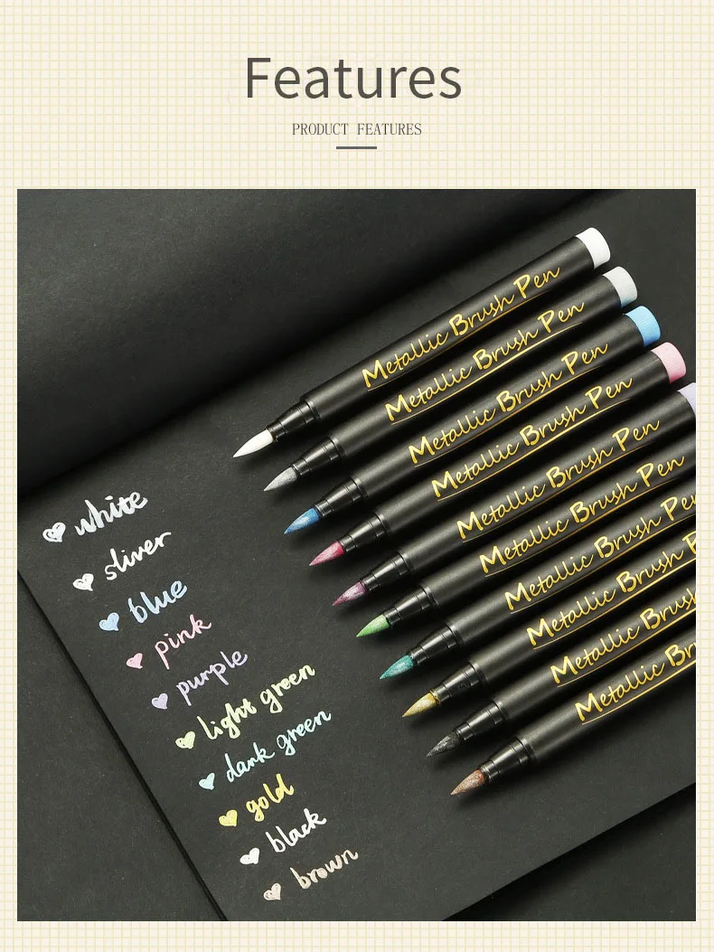 Metallic Markers For Scrapbooking - Celflair