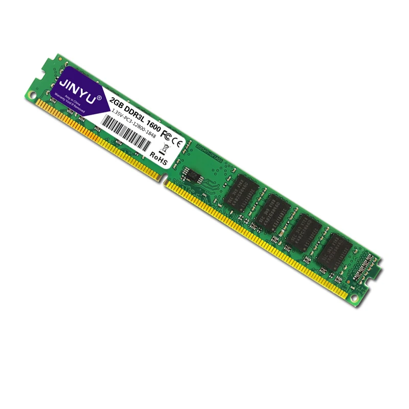 JINYU Ddr3 низкого напряжения 2G 1,35 V 240Pin Ram память для рабочего стола