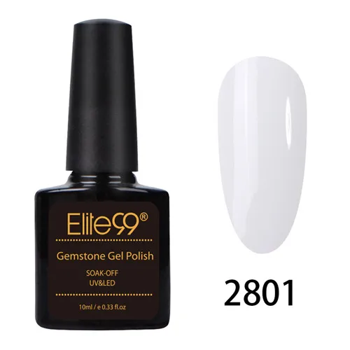 Elite99 гибридные Лаки гель лак для ногтей набор 10 mlgliting Platinum Painting Nails Art Poly UV Gellak Топ базовый праймер для маникюра - Цвет: 2801
