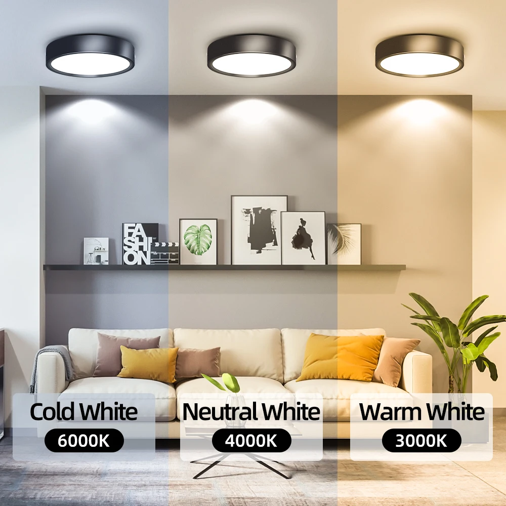 LED Ceiling Lamps Chandelier Panel Lamp IP44 Waterproof Bathroom Ceiling Lights Indoor Lighting for Bedroom Living Room Luminair