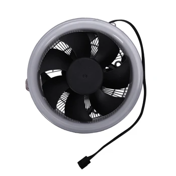 

CPU Cooling Fan Heatsink Quiet Cooler with Multicolor LED Aperture for Intel 775 1155 1150 1151 1156 AMD AM3 AM3+ AM2 AM2+