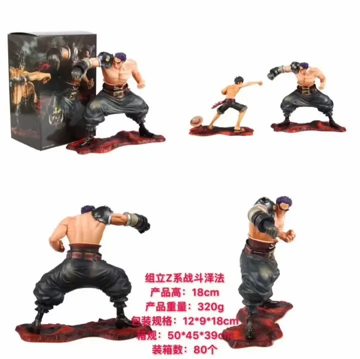 

One Piece DXF Theater Version Group Vertical Type Nami Battle Luffy Ze Method Boxed Model Garage Kit