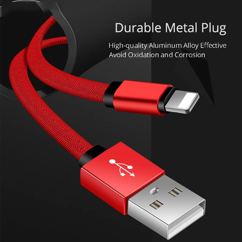 USB кабель для iPhone XS Max зарядное устройство передачи данных X 8 7 6 3.1A Быстрый