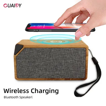

Plain Wireless Charging Bluetooth Speaker Subwoofer Home Outdoor Portable Mobile Phone Computer Audio HD Handsfree Calling Music