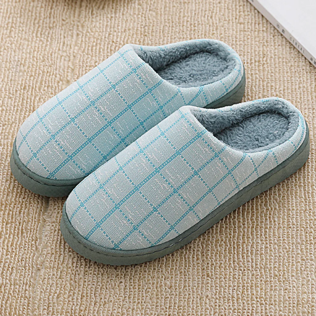 Warm Slippers Mens Women's Cute Warm Cotton Soft Plush Home Slippers Indoor Outdoor Chaussures Femme Pantoufles Femme