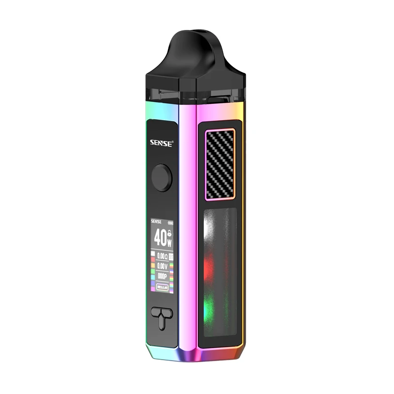 SENSE Herakes Pod Vape комплект Макс 40 Вт Mod 1500 мАч батарея и 6 мл многоразовый картридж Ом
