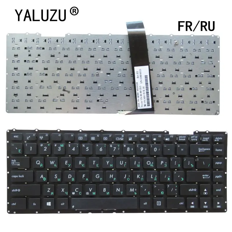 FR/RU Клавиатура для ноутбука ASUS X401K X401E X401U X401 X401A MP 11L93SU 920W AEXJ1701010 0KNB0 4105RU00|Клавиатуры