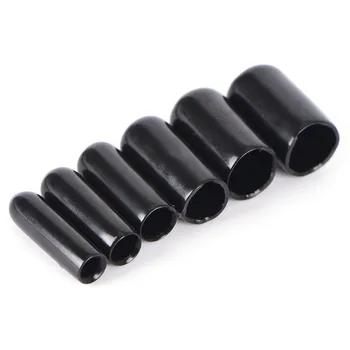 

10PCS 3-8mm End Cap PVC Plastic Cable Wire Thread Waterproof Cover Vinyl End Cap PVC Rubber Steel Pole Tube Pipe Protecting