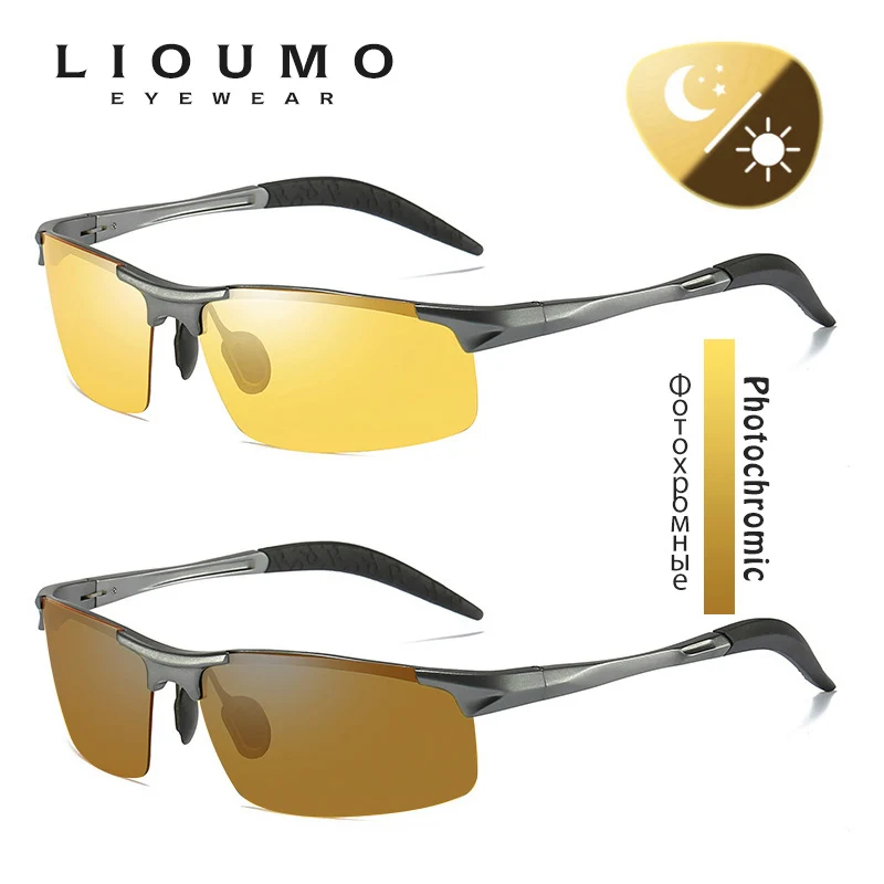 Driving Night Vision Glasses Polarized Photochromic For Men
