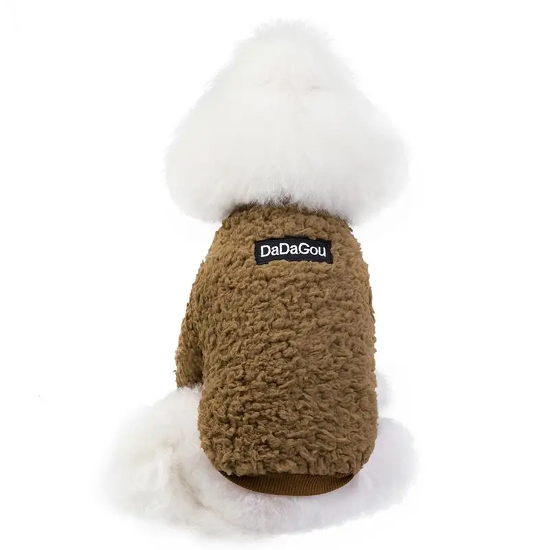 Осенне-зимняя популярная одежда для щенков, 1 шт., одежда для домашних животных средних собак, толстовки для маленьких собак, Лидер продаж, теплая плотная одежда высокого качества
