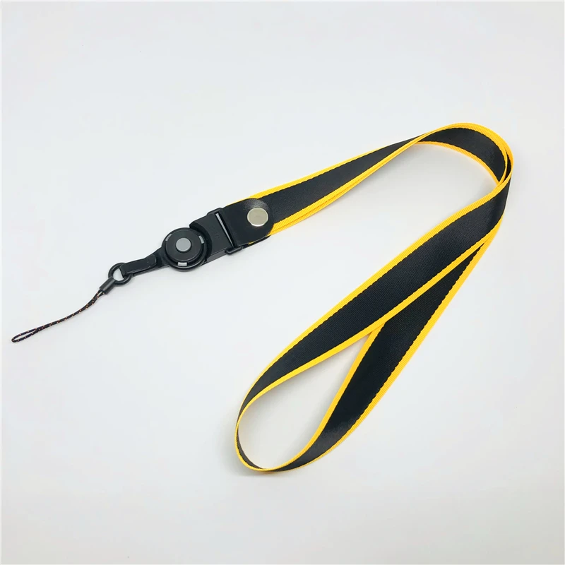 New popular hot selling neck lanyard keychain ID card mobile phone belt USB badge clip DIY sling
