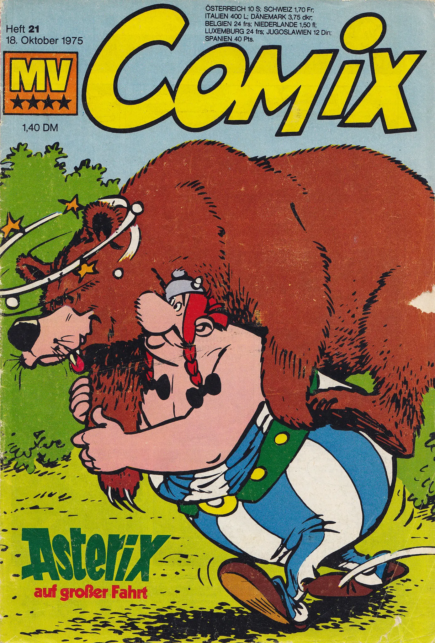 Зеленый Asterix Obelix мультфильм комиксы Холст Картина старинный крафт плакаты классические настенные клеящиеся Настенные обои для детской спальни - Цвет: Зеленый