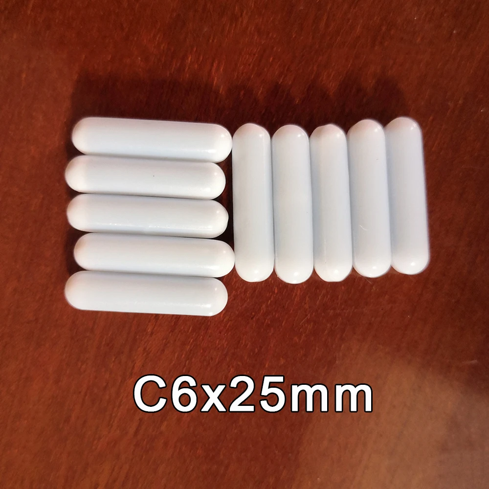 Магнитная мешалка C6x25mm PTFE цилиндрического типа магнитный мешальный стержень
