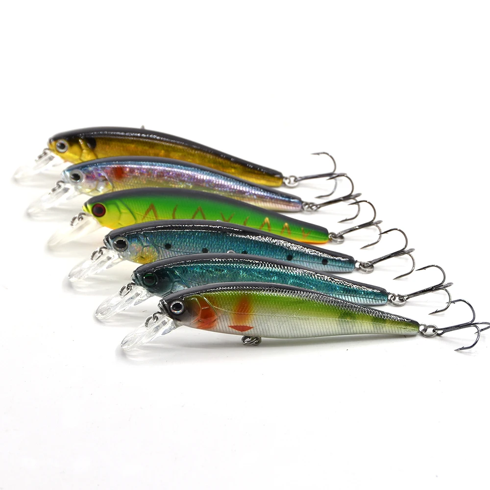 Makebass 3.94in/0 53 oz Minnow вилка рыболовные приманки Плавающие жесткие плавающие наживки