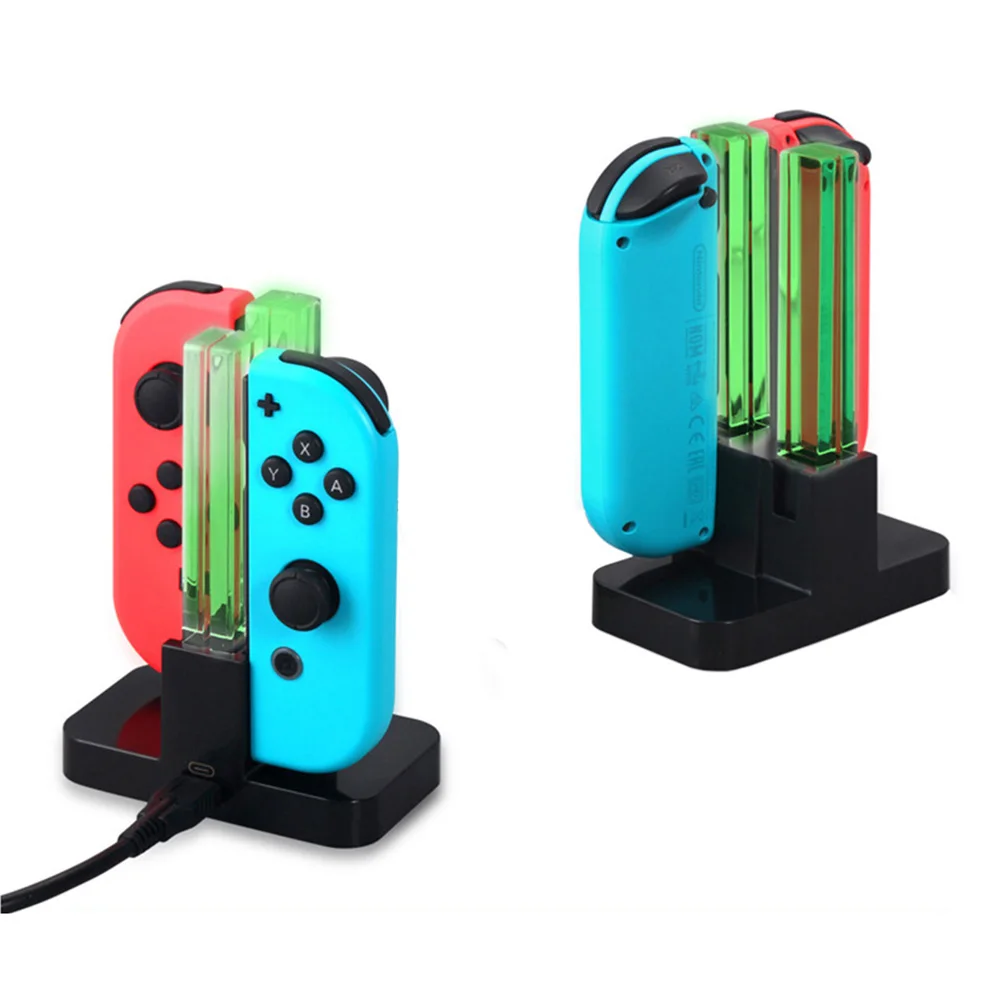 Nintend Accessories Joy-con Controller Dual LED Charger Joystick Stand Holder For Nintendo Switch NS Joycon | Электроника