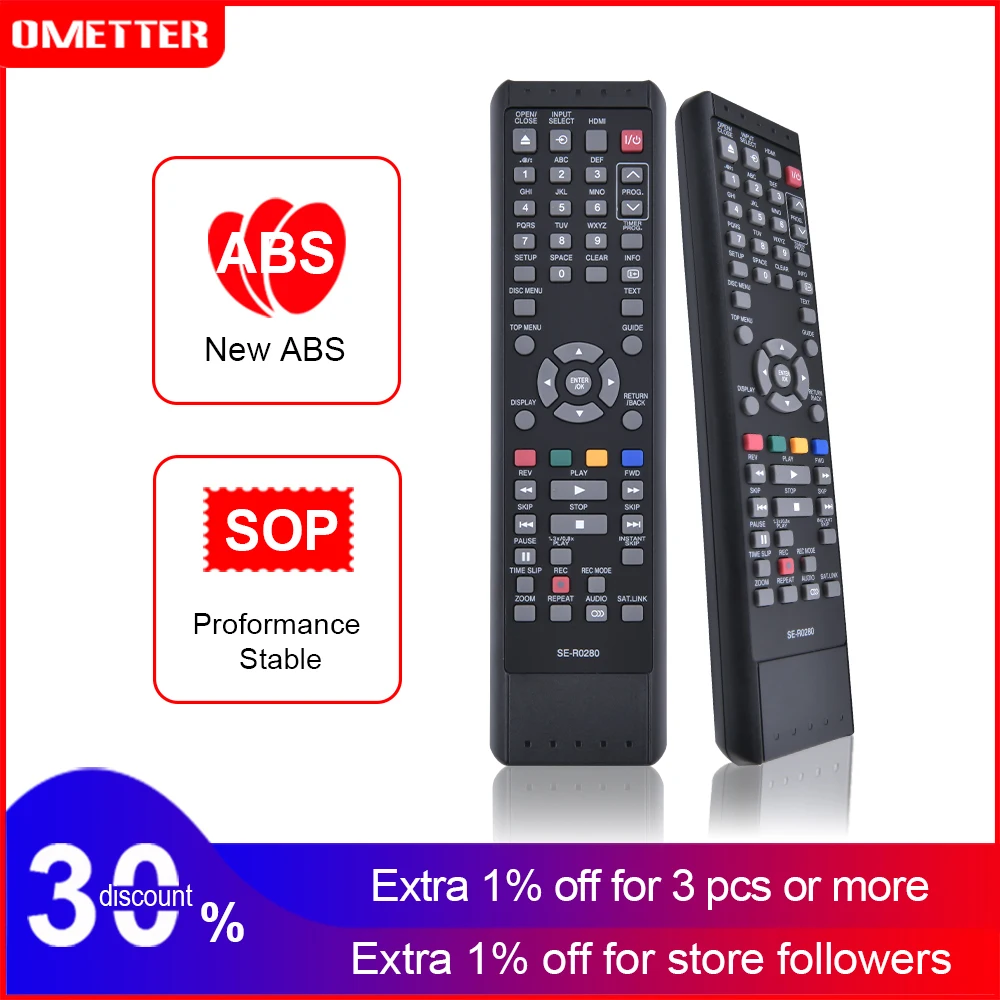 

Дистанционное управление для Toshiba D-R265SR D-R267KR SE-R0280 D-R17DT D-R17DTKB SE-R0284 DVD, видеомагнитофон