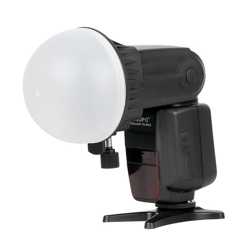 Flash Diffuser Triopo Flash Magnetic Dome Color Filter Honeycomb Grid Ball Diffuser Speedlite Accessories Kit Godox Yongnuo Flashlight