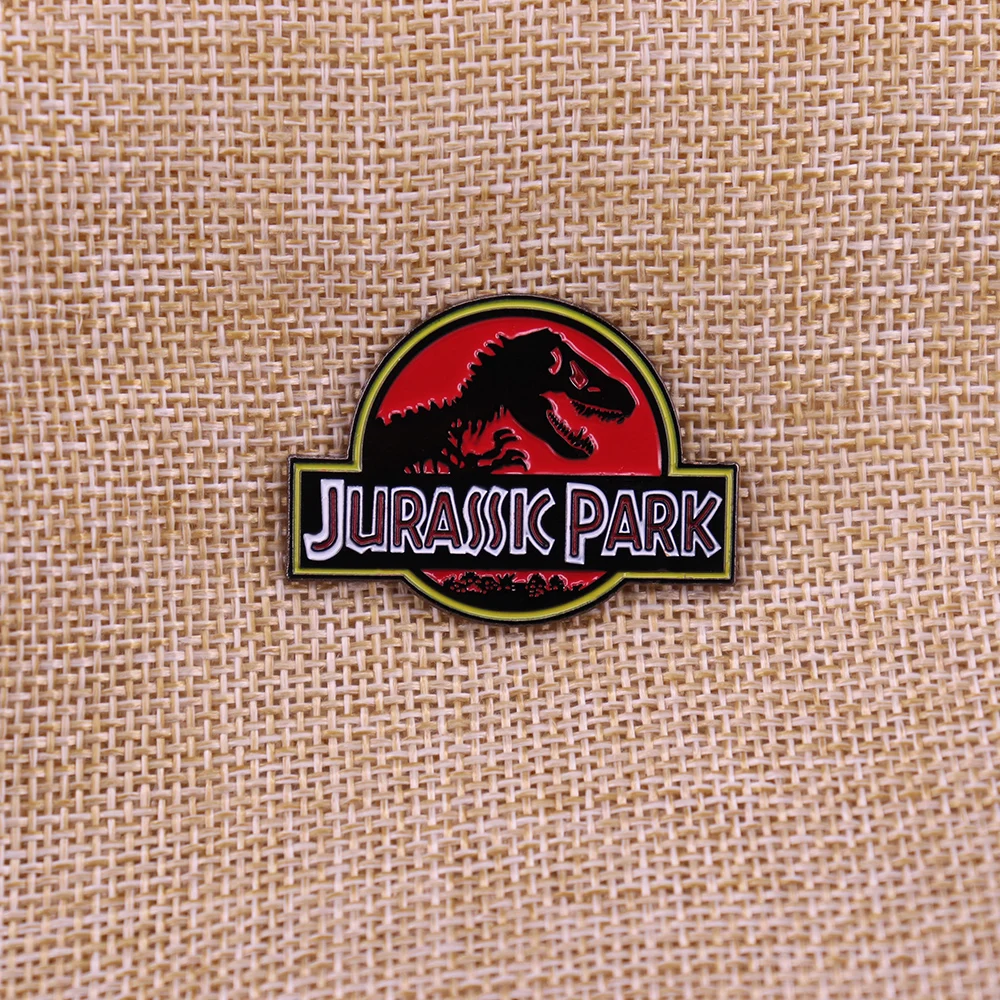 

Jurassic Park Film Script Movie Unique Gift Christmas Xmas Present Lapel Pin Dinosaur badge
